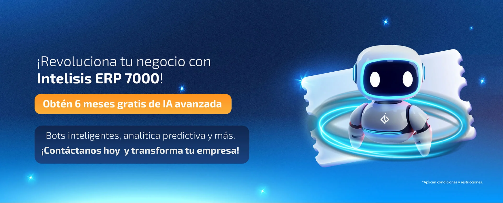 Intelisis ERP 7000 te regala 6 meses de IA